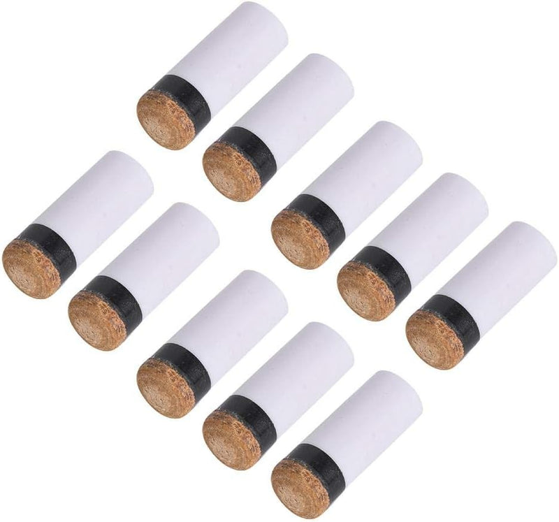 Carica l’immagine nel visualizzatore della galleria, Biljartkeu pomeransen 10 stuks van leer en kunststof voor snooker en pool – keutips – biljartonderdelen - happygetfit.com
