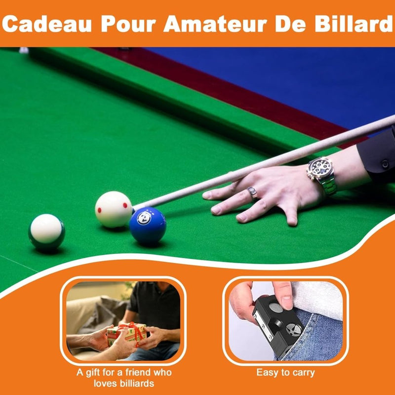 Laad afbeelding in Galerijviewer, Biljartkeu tip tool 11-in-1 zwart - happygetfit.com
