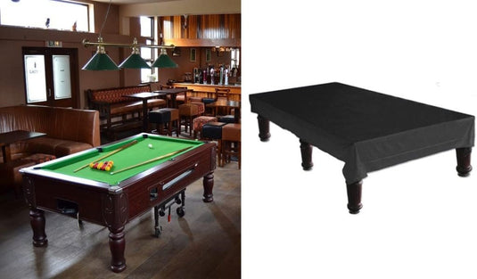 Biljarttafel hoes zwart 245 x 140 x 20 cm - happygetfit.com