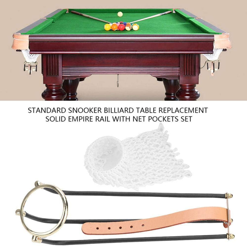 Laden Sie das Bild in Galerie -Viewer, Biljarttafel pocket rails set van 6 met netten - happygetfit.com
