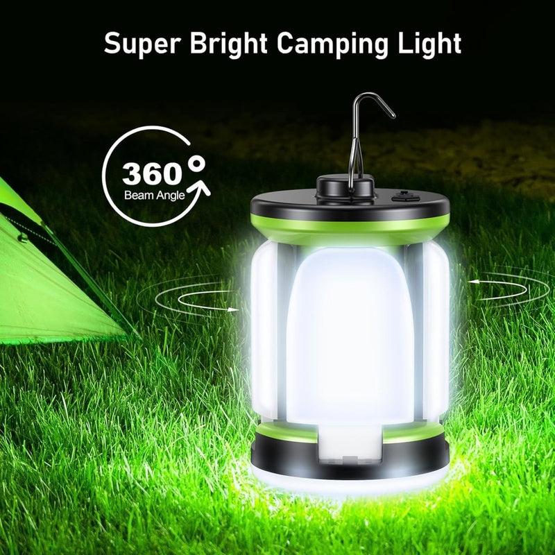 Laad afbeelding in Galerijviewer, Blukar Campinglantaarn Oplaadbaar, Campingverlichting Lamp - 7 Lichtstanden 60 LED Ultraheldere LED-Tentlamp 10+ Uur Batterijduur voor Kamperen, Noodgevallen, Vissen, Wandelen enz. - happygetfit.com
