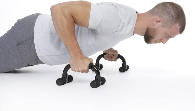 Laad afbeelding in Galerijviewer, BODYMATE handgrepen voor push-ups – set van 2 – push-upbars, push-uphandgrepen - happygetfit.com
