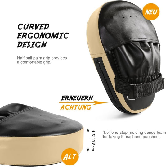 Boks trainingsset met focus pads en trapkussen - happygetfit.com
