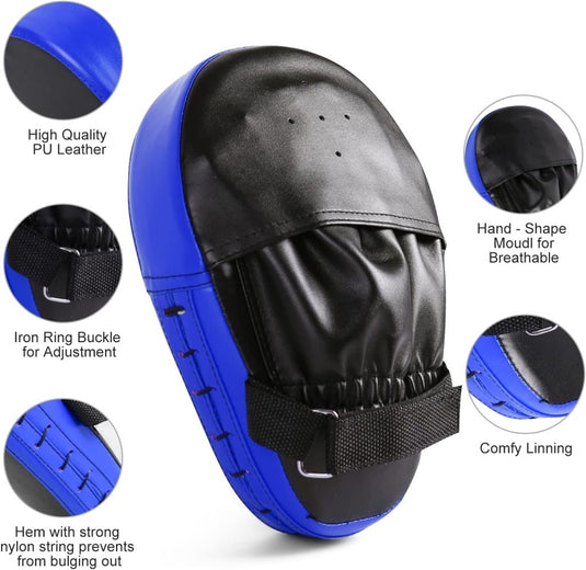 Boks trainingsset met focus pads en trapkussen - happygetfit.com