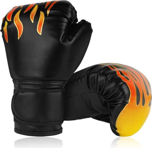 Bokshandschoenen kinderen 6 oz van kunstleer met schokabsorberende schuimvulling voor boksen en kickboksen – junior bokshandschoenen – vechtsporttraining - happygetfit.com