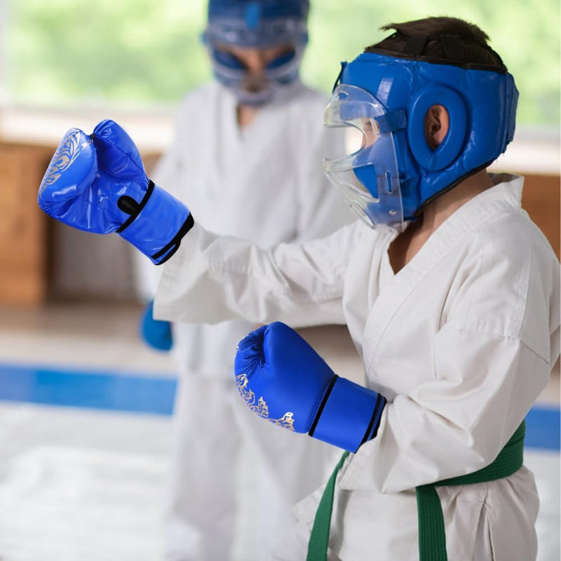 Load image into Gallery viewer, Bokshandschoenen voor kinderen, junior sparringhandschoenen, bokshandschoenen, kinderbokshandschoenen, PU bokshandschoenen, junior sparringhandschoenen, leeftijdsgroep 3-12 jaar, bokstraining - happygetfit.com
