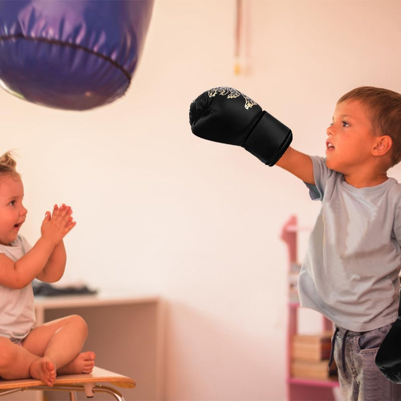 Load image into Gallery viewer, Bokshandschoenen voor kinderen, junior sparringhandschoenen, bokshandschoenen, kinderbokshandschoenen, PU bokshandschoenen, junior sparringhandschoenen, leeftijdsgroep 3-12 jaar, bokstraining - happygetfit.com
