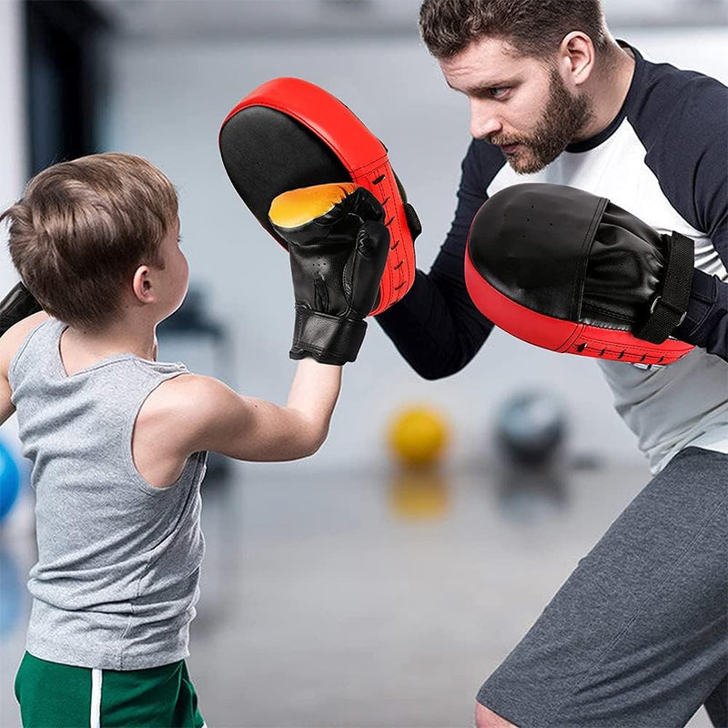 Load image into Gallery viewer, Bokshandschoenen voor kinderen, junior sparringhandschoenen, bokshandschoenen, kinderbokshandschoenen, PU bokshandschoenen, junior sparringhandschoenen, leeftijdsgroep 3-12 jaar, bokstraining - happygetfit.com
