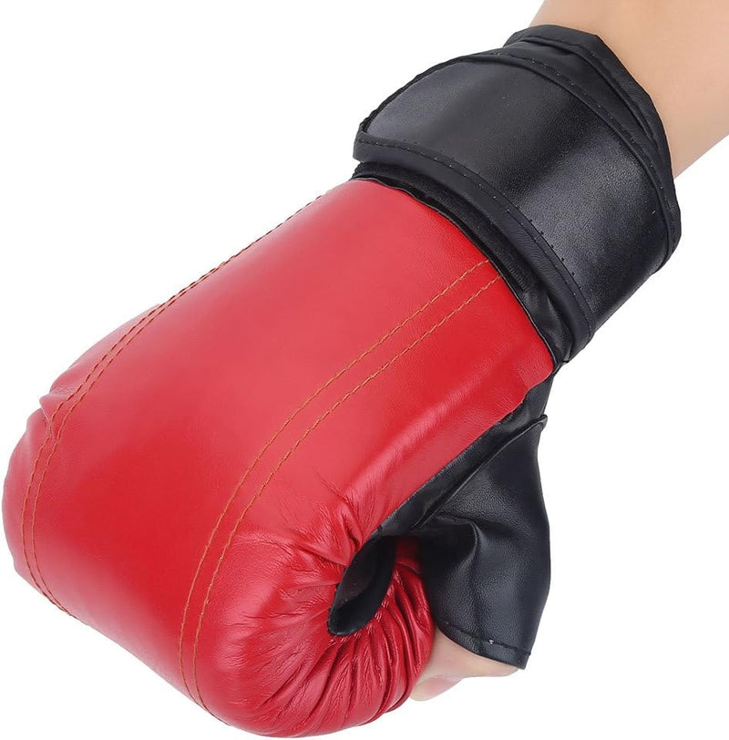 Laad afbeelding in Galerijviewer, Bokshandschoenen voor training rood zwart - happygetfit.com
