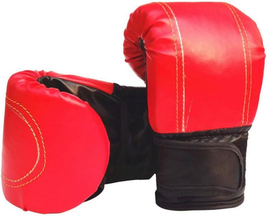 Bokshandschoenen voor training rood zwart - happygetfit.com