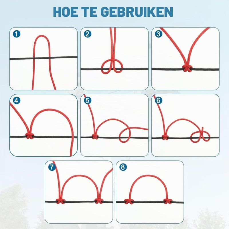 Load image into Gallery viewer, Boogschieten D-lus touw 3 m x 2,5 mm (2 stuks) - Polypropeen D-ring release koord - Compound boog pees accessoire - happygetfit.com
