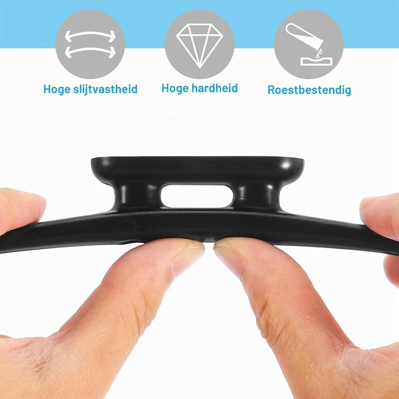 Load image into Gallery viewer, Bootkikkers 4 stuks 100 mm van nylon wit met schroeven – touwklemmen – boot kajak accessoires - happygetfit.com
