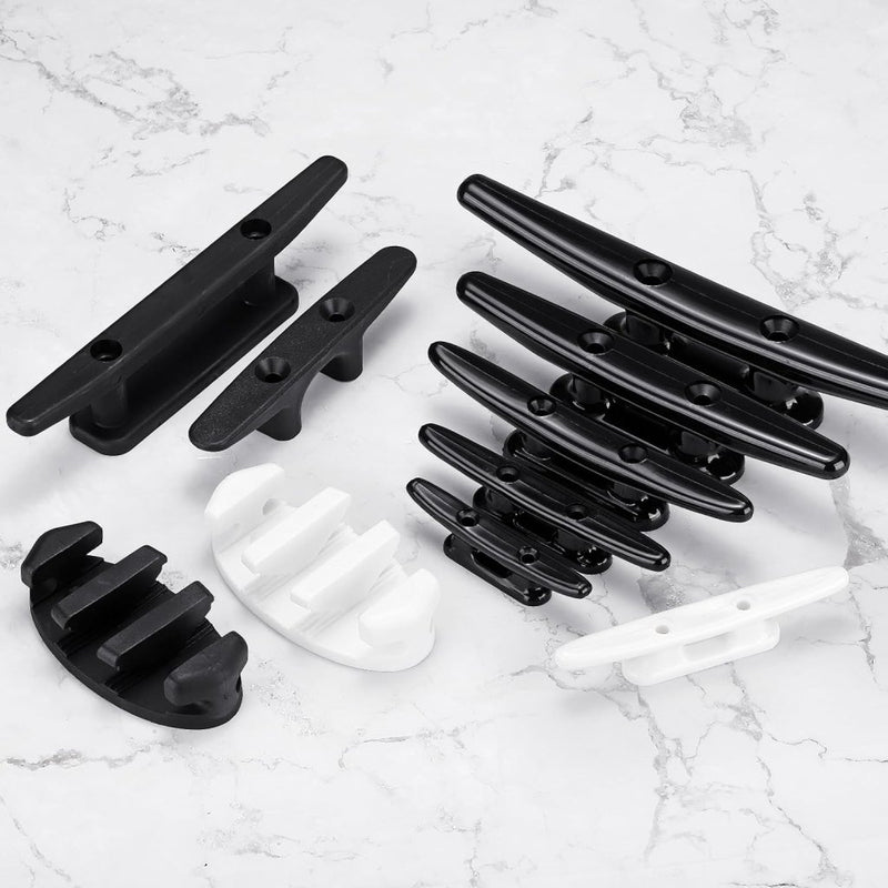 Laden Sie das Bild in Galerie -Viewer, Bootkikkers 4 stuks 75 mm van nylon zwart – touwklemmen – boot kajak accessoires - happygetfit.com
