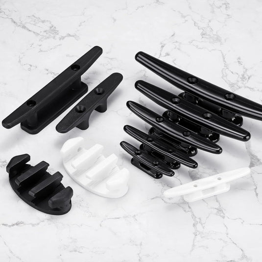 Bootkikkers 4 stuks 75 mm van nylon zwart – touwklemmen – boot kajak accessoires - happygetfit.com