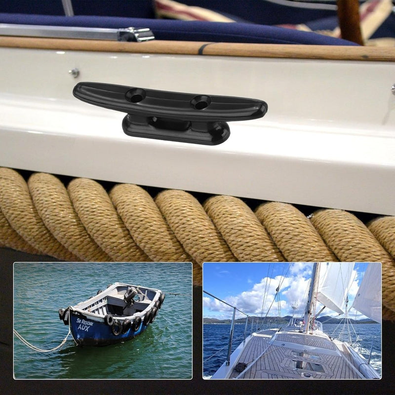 Laad afbeelding in Galerijviewer, Bootkikkers 6 stuks 75 mm van nylon zwart – touwklemmen – boot kajak accessoires - happygetfit.com
