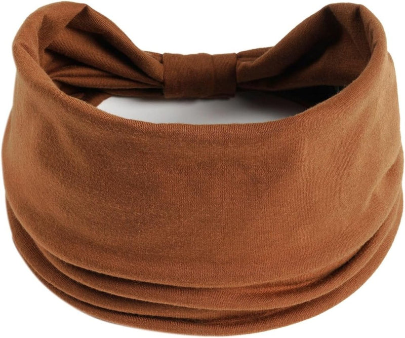 Bild im Galerie-Viewer laden, Brede haarbanden dames 4 stuks van elastisch polyester met strikontwerp voor yoga fitness en dagelijks gebruik – tulbandhaarbanden – sporthoofdbanden - happygetfit.com
