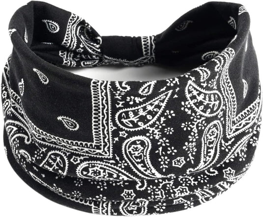 Brede haarbanden dames 4 stuks van elastisch polyester met strikontwerp voor yoga fitness en dagelijks gebruik – tulbandhaarbanden – sporthoofdbanden - happygetfit.com
