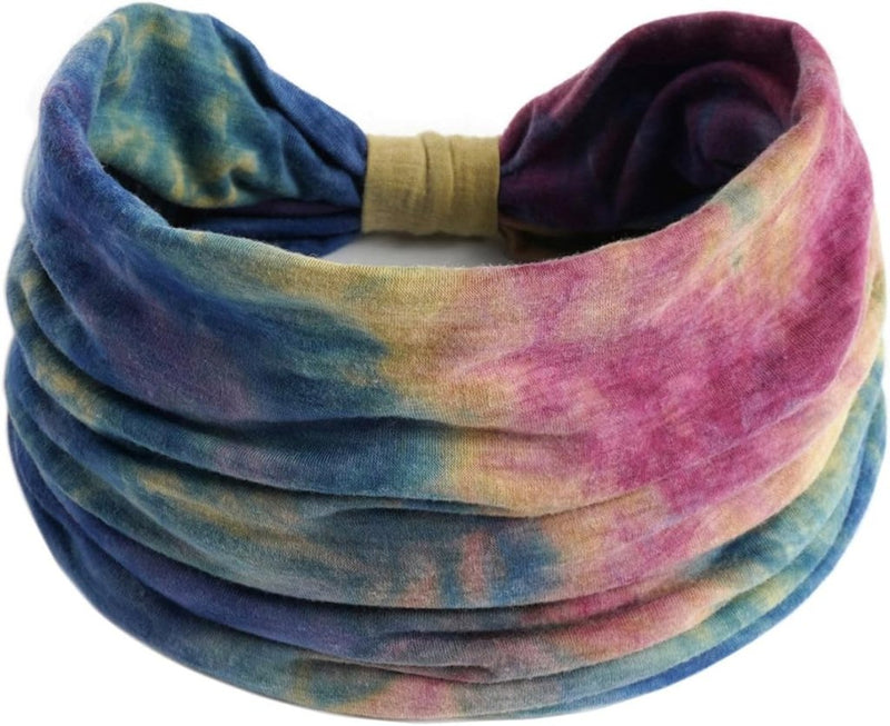 Bild im Galerie-Viewer laden, Brede haarbanden dames 4 stuks van elastisch polyester met strikontwerp voor yoga fitness en dagelijks gebruik – tulbandhaarbanden – sporthoofdbanden - happygetfit.com
