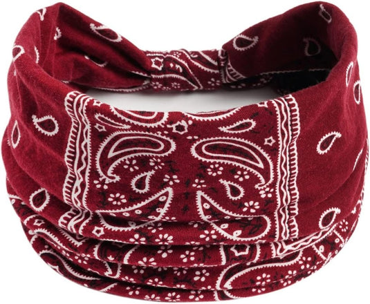 Brede haarbanden dames 4 stuks van elastisch polyester met strikontwerp voor yoga fitness en dagelijks gebruik – tulbandhaarbanden – sporthoofdbanden - happygetfit.com