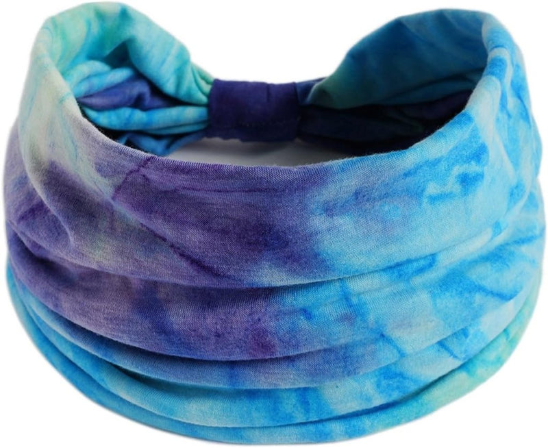 Bild im Galerie-Viewer laden, Brede haarbanden dames 4 stuks van elastisch polyester met strikontwerp voor yoga fitness en dagelijks gebruik – tulbandhaarbanden – sporthoofdbanden - happygetfit.com
