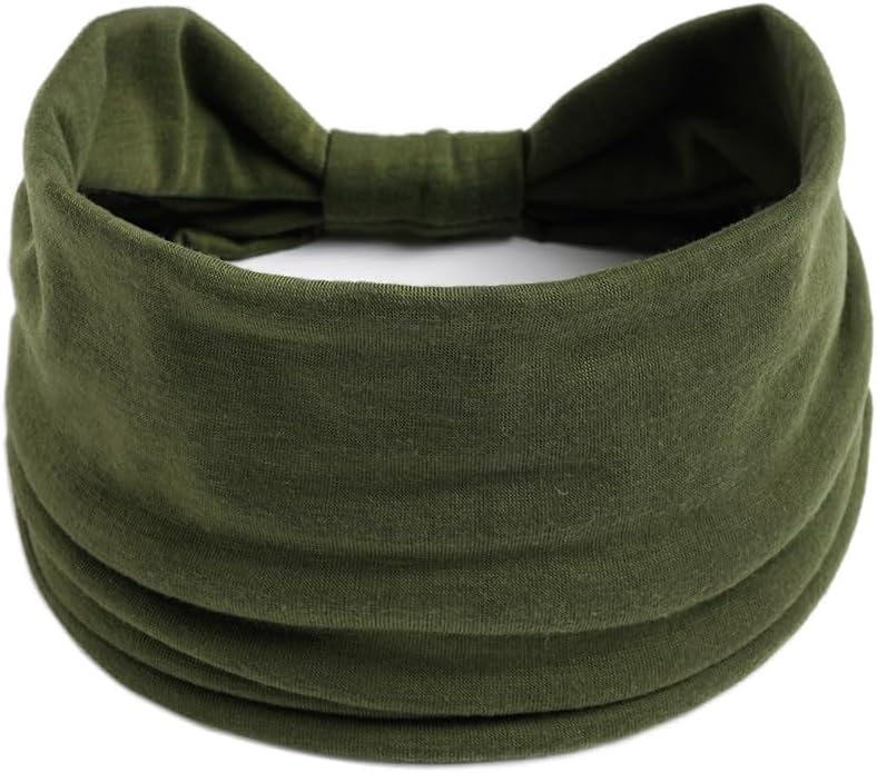 Bild im Galerie-Viewer laden, Brede haarbanden dames 4 stuks van elastisch polyester met strikontwerp voor yoga fitness en dagelijks gebruik – tulbandhaarbanden – sporthoofdbanden - happygetfit.com
