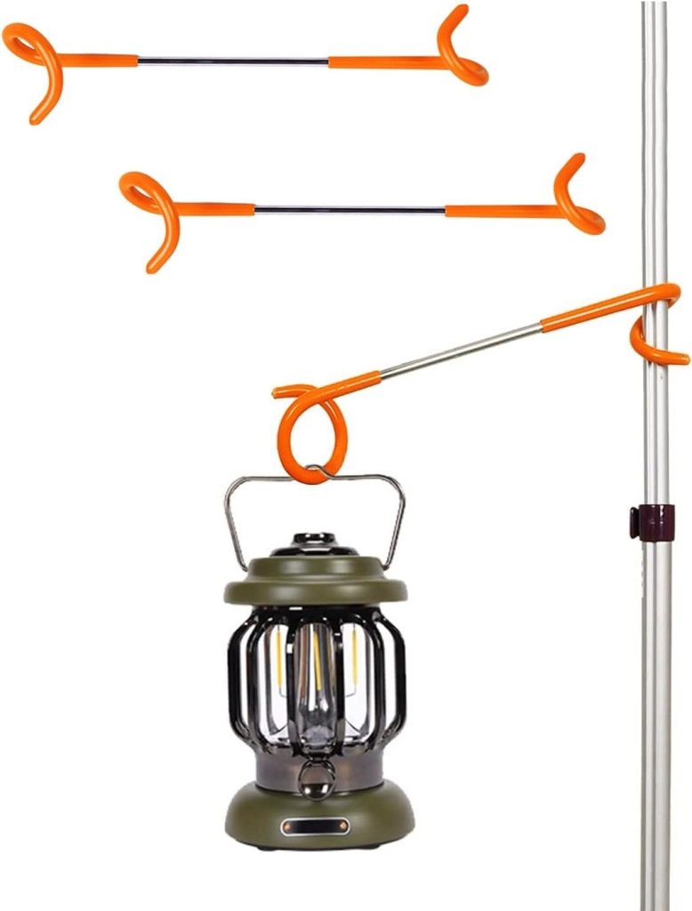 Load image into Gallery viewer, Buachois 3-delige buiten campingtent haak hanger multifunctionele camping lantaarn houder S-vormige lantaarnhaak hanger tweerichtings universele haak voor buiten camping vissen reizen avontuur (rood) - happygetfit.com
