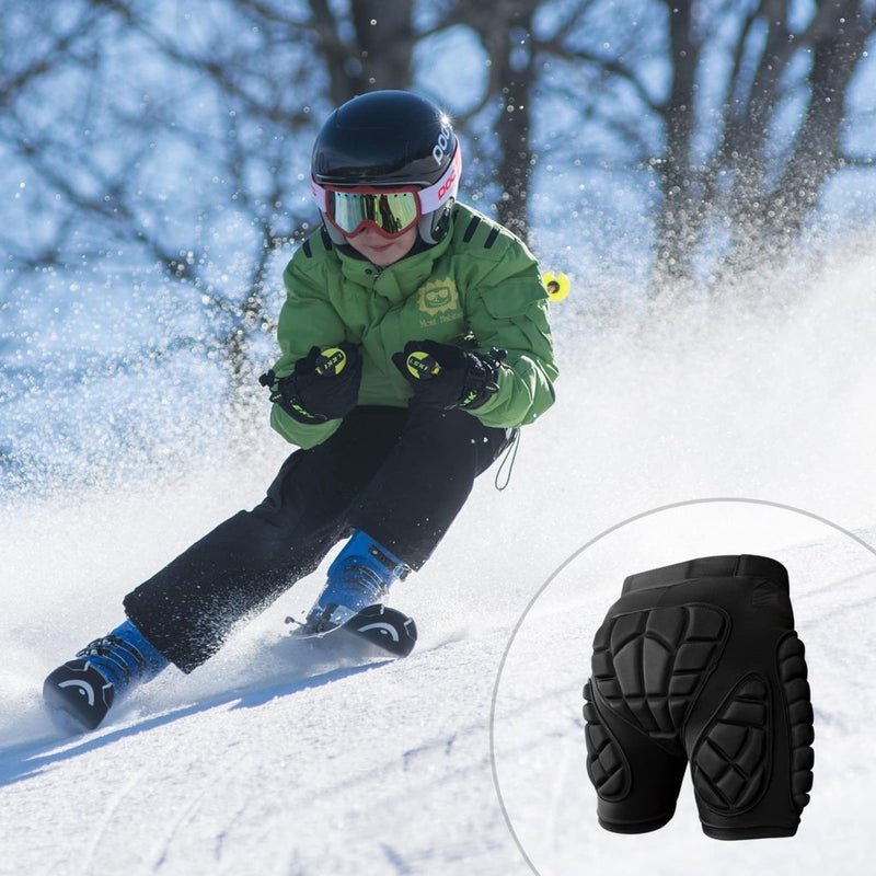 Laad afbeelding in Galerijviewer, Cienfy 3D Hip Protection Eva Butt Pads Protective Padded Shorts Crash Pad Impact Gear for Skiing Skating Snowboarding Skateboarding - happygetfit.com
