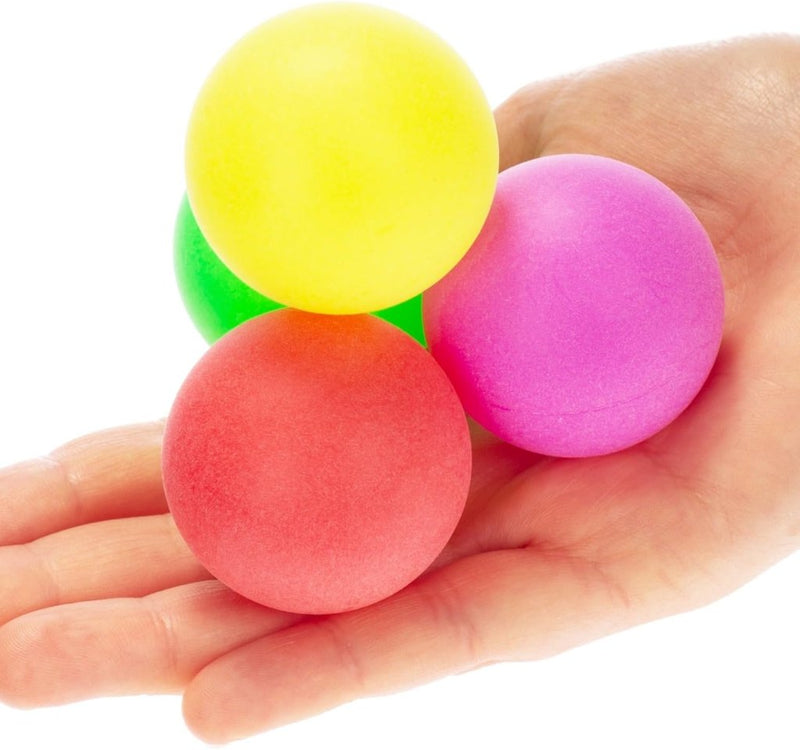 Load image into Gallery viewer, com-four® Tafeltennisballen 48 stuks / 72 stuks / 144 stuks in wit of felle kleuren - Pingpongballen in standaardmaat - Spelballen voor pingpong, bierpong en tafeltennis - 40 mm - happygetfit.com
