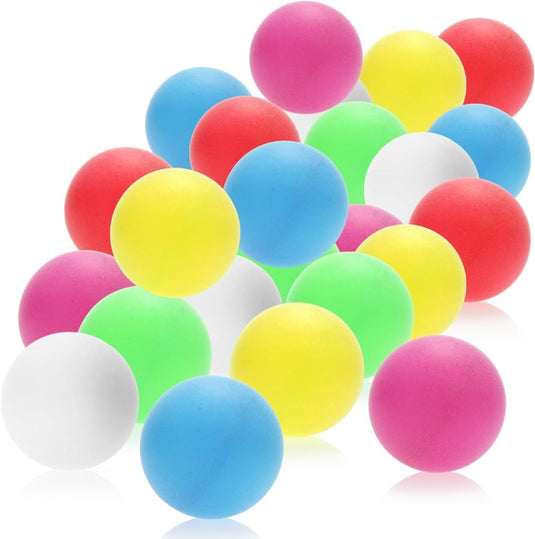 com-four® Tafeltennisballen 48 stuks / 72 stuks / 144 stuks in wit of felle kleuren - Pingpongballen in standaardmaat - Spelballen voor pingpong, bierpong en tafeltennis - 40 mm - happygetfit.com