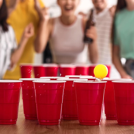 com-four® Tafeltennisballen 48 stuks / 72 stuks / 144 stuks in wit of felle kleuren - Pingpongballen in standaardmaat - Spelballen voor pingpong, bierpong en tafeltennis - 40 mm - happygetfit.com