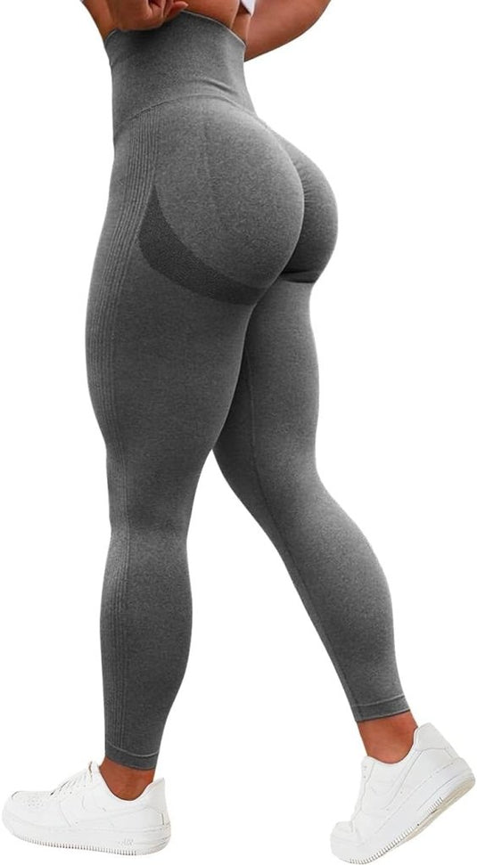 Compressie Sportlegging voor dames Yoga Lange Slim Fit Fitness Gymbroek Ondoorzichtige Scrunch Butt Yogabroek Naadloos Push-up Hoge taille Workout Fitness Jogging - happygetfit.com