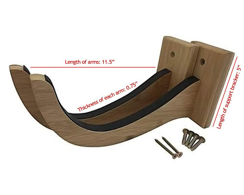 Laad afbeelding in Galerijviewer, COR Surf Surfboard Wall Rack for Longboards and Shortboards | Beautiful Wood Wall Display Mount Works Indoor and Outdoor - happygetfit.com
