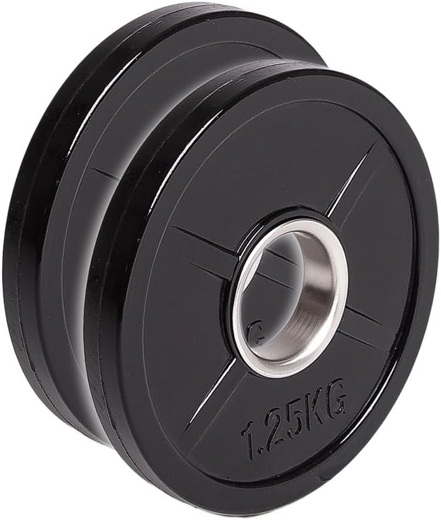 Load image into Gallery viewer, C.P. Sports Olympische schijven met rubber, 1 paar halterschijven Ø 50/51 mm, 1 paar halterschijven van 0,5 kg - 30 kg, bumper platen, gewichten voor lange halter met greepgaten - happygetfit.com
