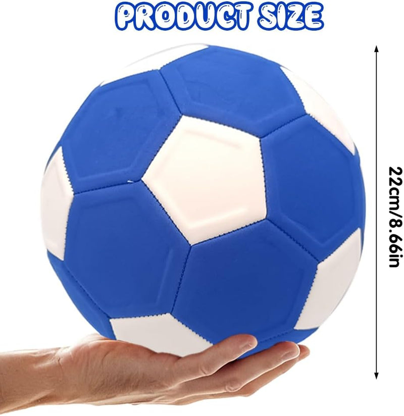 Laad afbeelding in Galerijviewer, Curve voetbal maat 5 blauw wit - happygetfit.com
