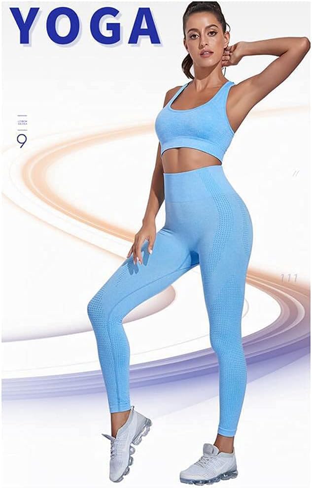 Laad afbeelding in Galerijviewer, Dames 3-Delige Yoga Workout Sets Voor Vrouwen Sportkleding Hoge Taille Leggings Sport BH Trainingspakken Set - happygetfit.com
