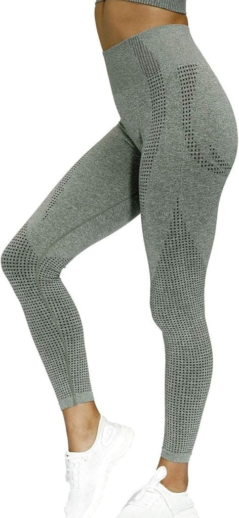 Dames 3-Delige Yoga Workout Sets Voor Vrouwen Sportkleding Hoge Taille Leggings Sport BH Trainingspakken Set - happygetfit.com