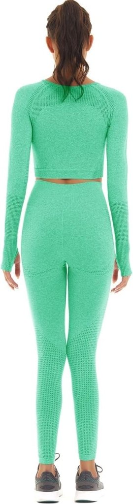 Dames 3-Delige Yoga Workout Sets Voor Vrouwen Sportkleding Hoge Taille Leggings Sport BH Trainingspakken Set - happygetfit.com