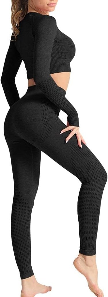 Laad afbeelding in Galerijviewer, Dames 3-Delige Yoga Workout Sets Voor Vrouwen Sportkleding Hoge Taille Leggings Sport BH Trainingspakken Set - happygetfit.com
