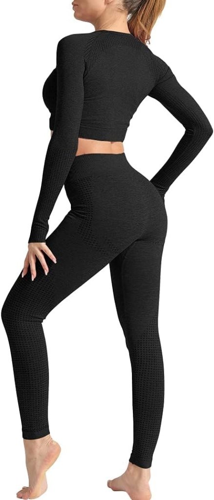 Dames 3-Delige Yoga Workout Sets Voor Vrouwen Sportkleding Hoge Taille Leggings Sport BH Trainingspakken Set - happygetfit.com