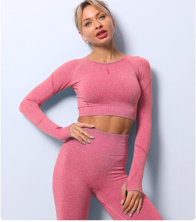 Laad afbeelding in Galerijviewer, Dames 3-Delige Yoga Workout Sets Voor Vrouwen Sportkleding Hoge Taille Leggings Sport BH Trainingspakken Set - happygetfit.com
