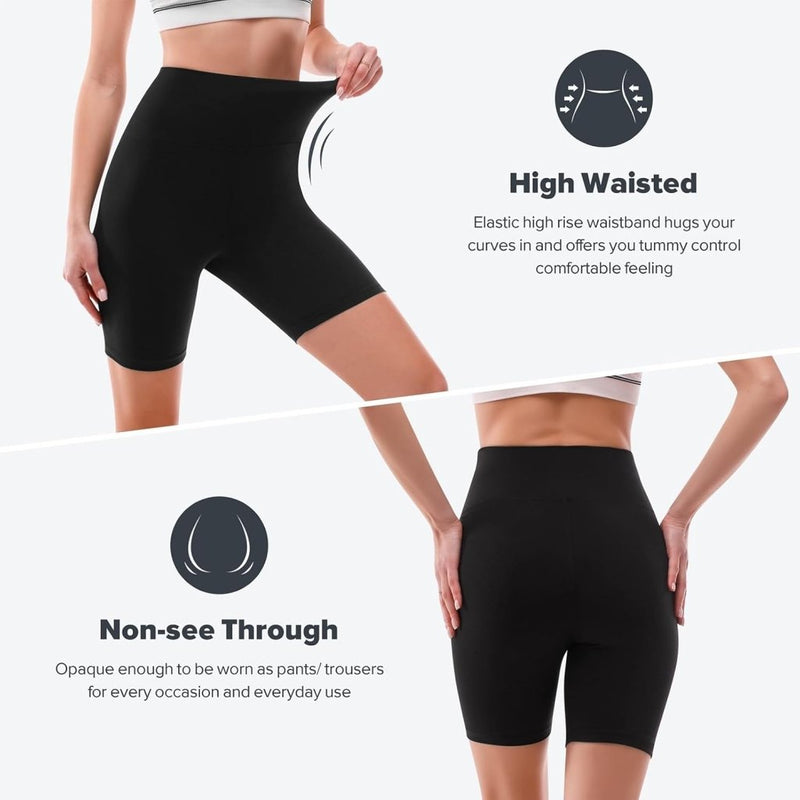 Load image into Gallery viewer, Dames fietsbroek high waist voor yoga en fitness - happygetfit.com
