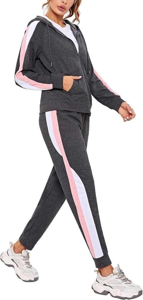 Laden Sie das Bild in Galerie -Viewer, Dames joggingpak katoen met lange broek en zakken - happygetfit.com
