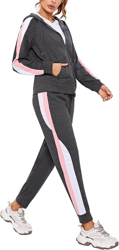 Laden Sie das Bild in Galerie -Viewer, Dames joggingpak katoen met lange broek en zakken - happygetfit.com
