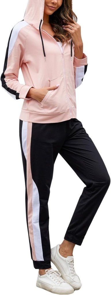 Laden Sie das Bild in Galerie -Viewer, Dames joggingpak katoen met lange broek en zakken - happygetfit.com
