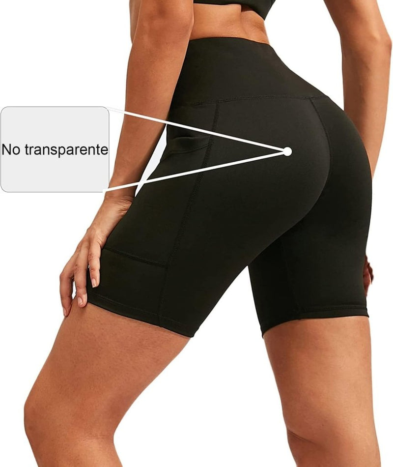 Laad afbeelding in Galerijviewer, Dames korte sportlegging high waist met zakken - happygetfit.com
