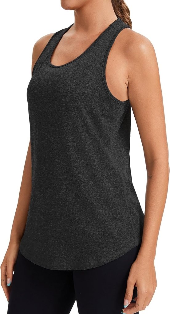 Chargez l'image dans la visionneuse de la galerie, Dames sporttop mouwloos sneldrogend met open rug – fitness top – yoga shirt - happygetfit.com
