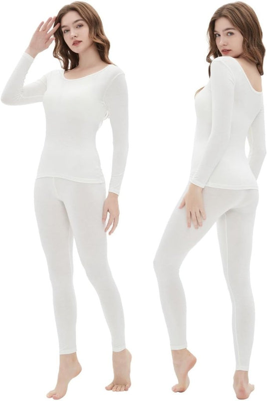 Dames thermisch ondergoed set basislaag top en legging - happygetfit.com