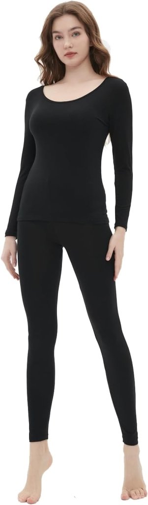 Load image into Gallery viewer, Dames thermisch ondergoed set basislaag top en legging - happygetfit.com
