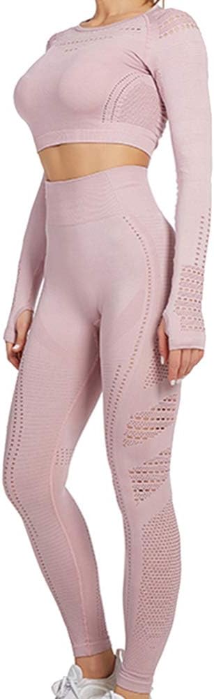 Dames yoga set 2-delig met crop top en legging - happygetfit.com