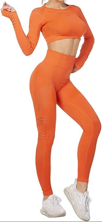 Laad afbeelding in Galerijviewer, Dames yoga set 2-delig met crop top en legging - happygetfit.com
